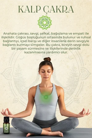 Onka Farma Kalp Çakra Aromaterapi Yağ Karışımı 10 ml