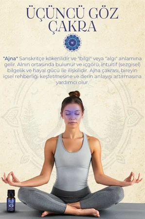 Onka Farma Üçüncü Göz Çakra Aromaterapi Yağ Karışımı 10 ml