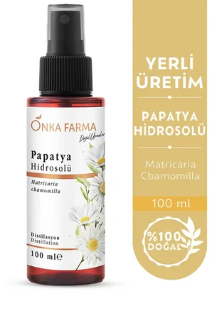 Onka Farma Papatya Suyu / Hidrosolü Saç Renk Açıcı Tonik Yağı Alınmamış Doğal Içerik 100 ml