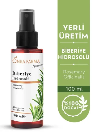 Onka Farma Biberiye Mayası -suyu- Güçlendirici Saç Toniği Hidrosolü Hızlı Saç Uzama Dökülme Karşıtı