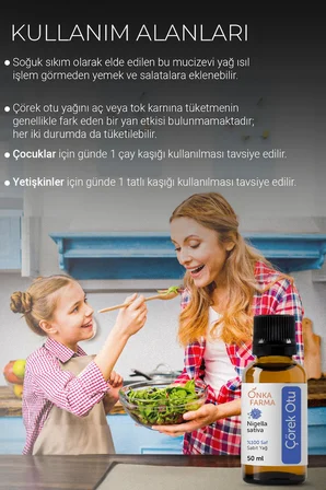 onka farma çörek otu yağı 50 ml  doğal yerli tohum soğuk sıkım