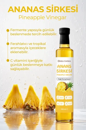 Onka Farma Ananas Sirkesi 250 ml