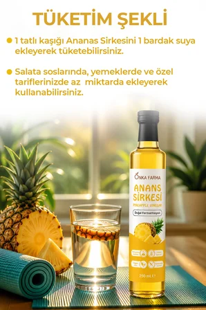 Onka Farma Ananas Sirkesi 250 ml