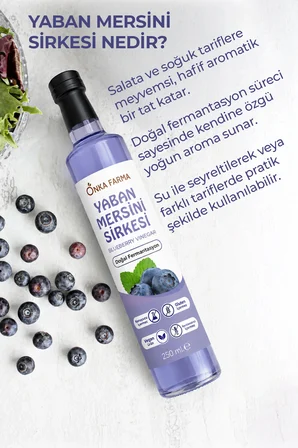 Onka Farma Yaban Mersini Sirkesi 250 ml