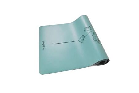 Ginkgo Series Mavi-Anti-Slip Yoga ve Pilates Matı