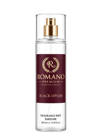 Romano Premium Black Opium Vücut Spreyi 200 ml Çiçeksi ve Meyveli Kalıcı Kokulu