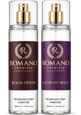 Romano Premium La Vie Est Belle & Black Opium İ̇Kili Set Vücut Spreyi 2X200 Ml