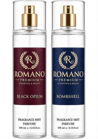Romano Premium Black Opium & Bombshell İ̇Kili Set Vücut Spreyi 2X200 Ml