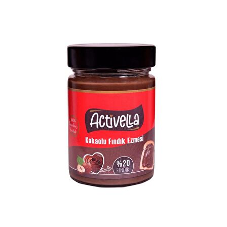 Activella Kakaolu Fındık Ezmesi 330gr %20 Fındıklı