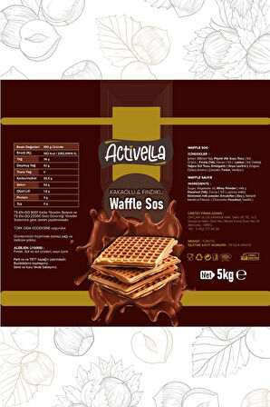 Activella Waffle Sos 5kg