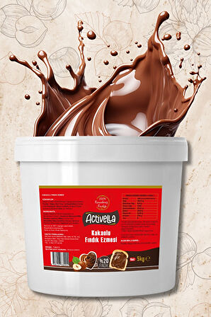 Activella Kakaolu Fındık Ezmesi 5kg %20 Fındıklı