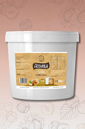 Activella Sütlü Fındık Ezmesi 10kg %40 Fındıklı