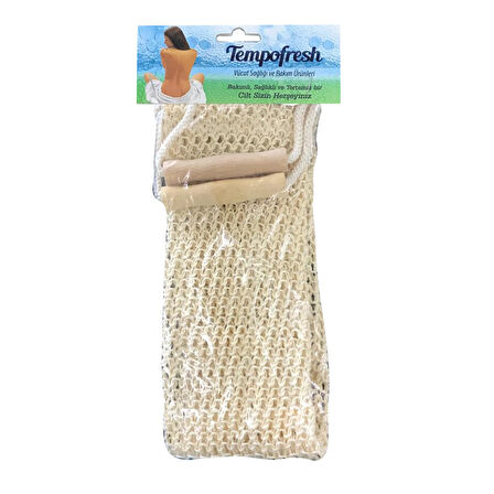 Sisal Ahşap Saplı Sırt Kemeri