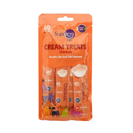 Supreme Sıvı Kedi Ödül Maması Tavuklu 4x14 Gr 8628