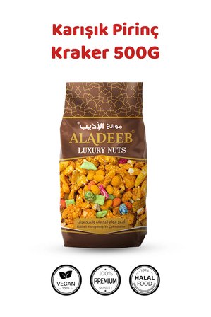 Karışık Pirinç Kraker 500 g Renkli Pirinç Çıtır Atıştırmalık