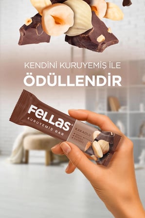 Fındıklı Kakaolu Kuruyemiş Bar 30g x12 Adet