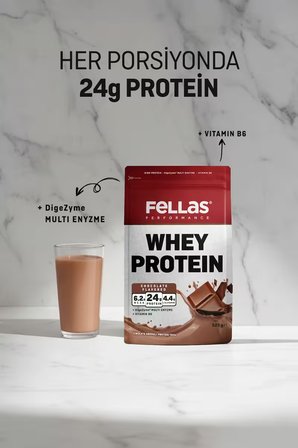 Fellas Whey Protein Tozu Doypack - Çikolata Aromalı (525g)