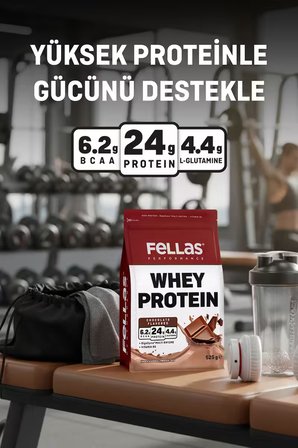 Fellas Whey Protein Tozu Doypack - Çikolata Aromalı (525g)