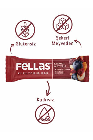 Kuruyemiş Bar Karışık Paket 30 G X 12 Adet (4 ÇEŞİT)