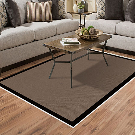 Alanur Home Kaymaz Taban Djt Banyo Mutfak Salon Halı  Trend Dokuma Desen E5001