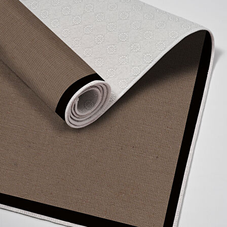 Alanur Home Kaymaz Taban Djt Banyo Mutfak Salon Halı  Trend Dokuma Desen E5001