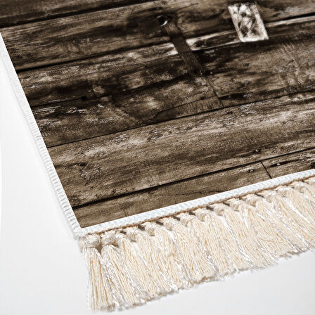 Dekoreko Kaymaz Taban Djt Mutfak Halısı Trend Saçaklı Modern Mu136