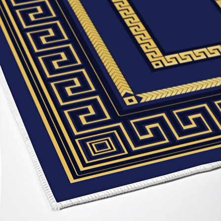 Dekoreko Kaymaz Taban Djt Mutfak Halısı Yıldız Deri Modern 651M