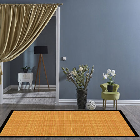 Alanur Home Kaymaz Taban Djt Banyo Mutfak Salon Halı Yıldız Deri Dokuma Desen E5007