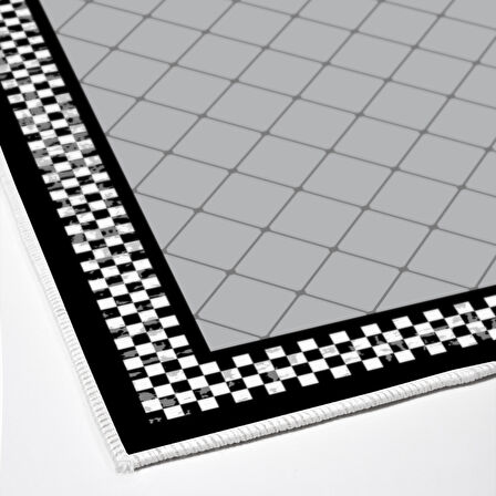 Dekoreko Kaymaz Taban Djt Banyo Halısı Trend Modern 603M