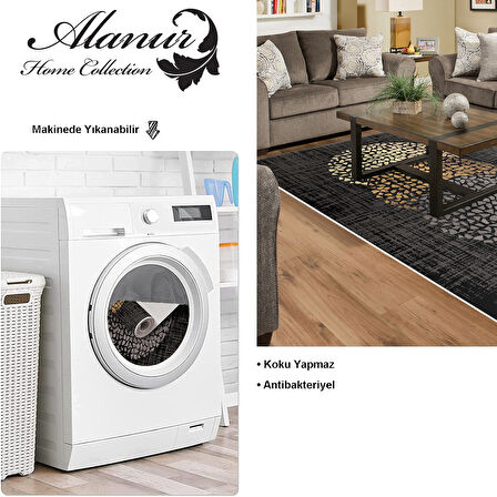 Dekoreko Kaymaz Taban Djt Salon Halısı Trend Modern E4052