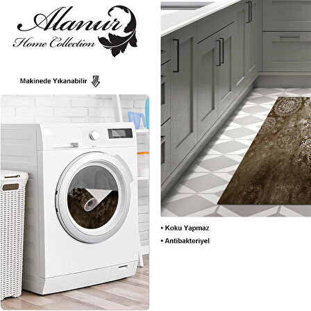 Dekoreko Kaymaz Taban Djt Mutfak Halısı Trend Modern 1999