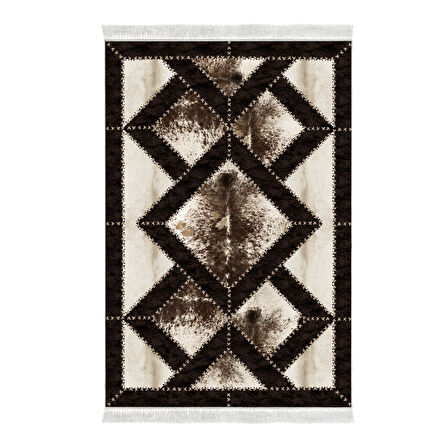 Dekoreko Kaymaz Taban Djt Mutfak Halısı Star Pamuk Saçaklı Modern 722