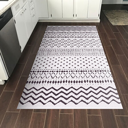 Dekoreko Kaymaz Taban Djt Mutfak Halısı Trend İskandinav F5086