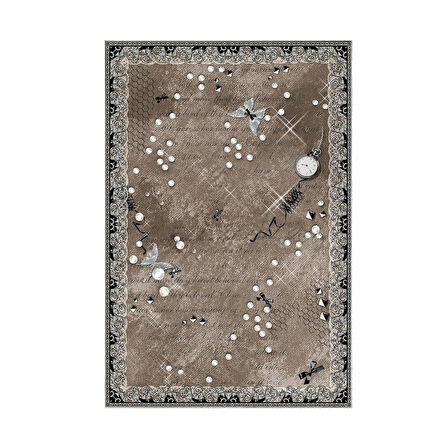 Dekoreko Kaymaz Taban Djt Salon Halısı Star Pamuk Modern Mu118