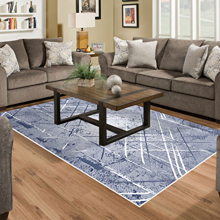 Dekoreko Kaymaz Taban Djt Salon Halısı Trend Modern M5003