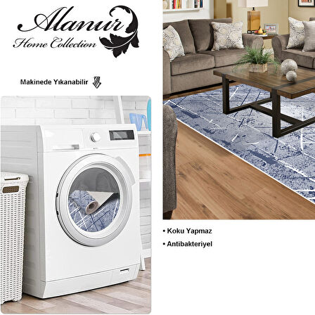 Dekoreko Kaymaz Taban Djt Salon Halısı Trend Modern M5003