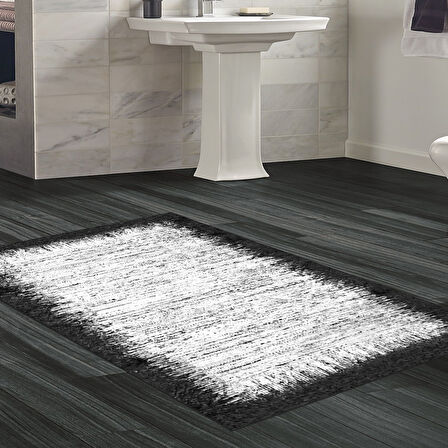 Dekoreko Kaymaz Taban Djt Banyo Halısı Yıldız Deri Modern 1342