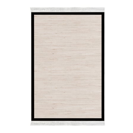 Alanur Home Kaymaz Taban Djt Banyo Mutfak Salon Halı  Trend Saçaklı Dokuma Desen E5007