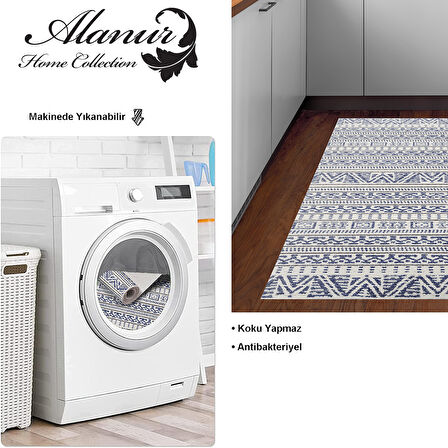 Dekoreko Kaymaz Taban Djt Mutfak Halısı Trend İskandinav F5082