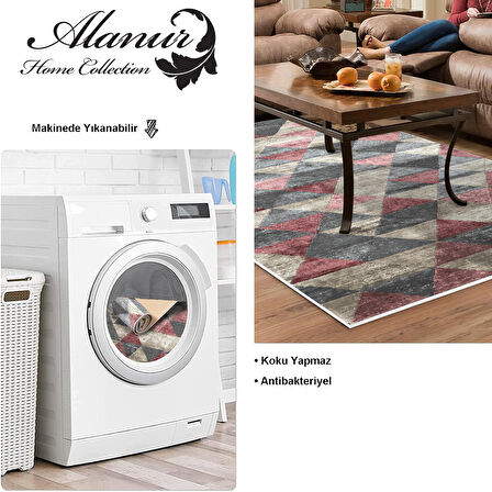 Dekoreko Kaymaz Taban Djt Salon Halısı Yıldız Deri İskandinav 661M