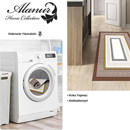 Dekoreko Kaymaz Taban Djt Mutfak Halısı Trend Modern 675M