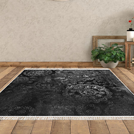 Dekoreko Kaymaz Taban Djt Salon Halısı Star Pamuk Saçaklı Modern 1999