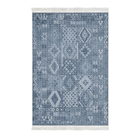 Dekoreko Kaymaz Taban Djt Salon Halısı Trend Saçaklı İskandinav F5137