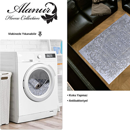 Dekoreko Kaymaz Taban Djt Salon Halısı Star Pamuk Modern 1488