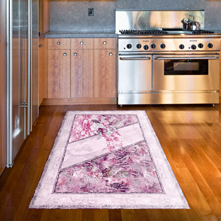 Dekoreko Kaymaz Taban Djt Mutfak Halısı Star Pamuk Modern 729