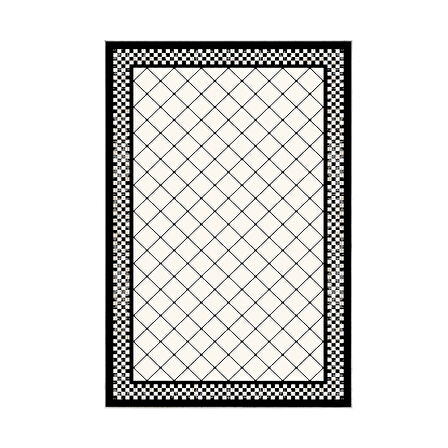 Dekoreko Kaymaz Taban Djt Salon Halısı Star Pamuk Modern 603M