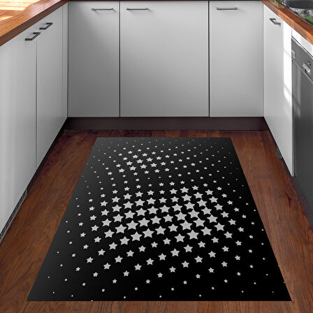 Dekoreko Kaymaz Taban Djt Mutfak Halısı Star Pamuk Modern 723