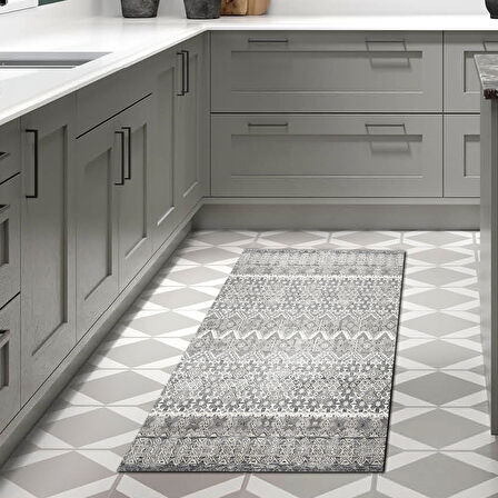 Dekoreko Kaymaz Taban Djt Mutfak Halısı Star Pamuk İskandinav 1700