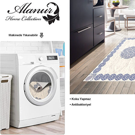 Dekoreko Kaymaz Taban Djt Mutfak Halısı Trend Modern 1319