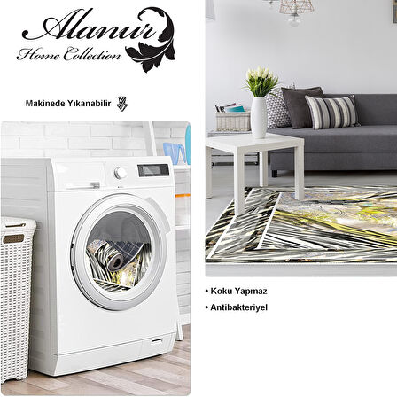 Dekoreko Kaymaz Taban Djt Salon Halısı Star Pamuk Modern 728